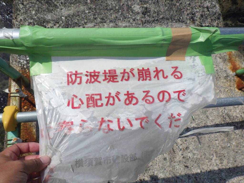 長井漁港の堤防が完全立入禁止！残念ながら釣りも不可能に…。